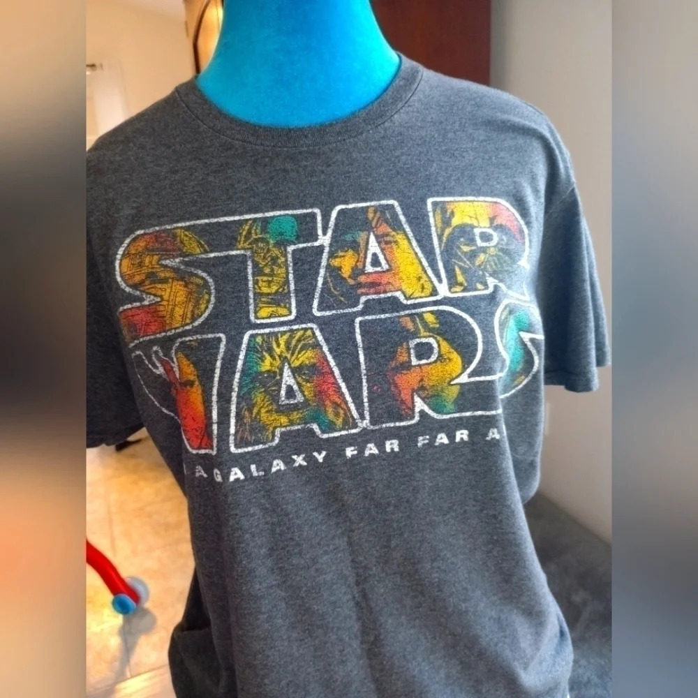 Star wars vintage style print women's M size medium Luke collectible shirtT-shir